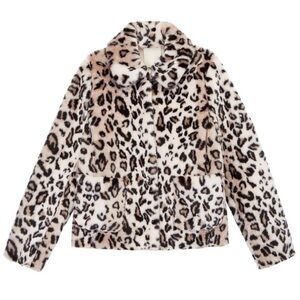 REBECCA TAYLOR LA VIE NWOT LEOPARD COAT  SIZE-M